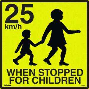 Mother & Child Sign with 25km/h text for South Australia