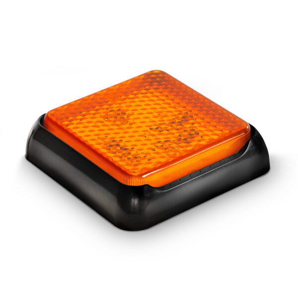 SB001A Amber orange school bus light, surface mount verison