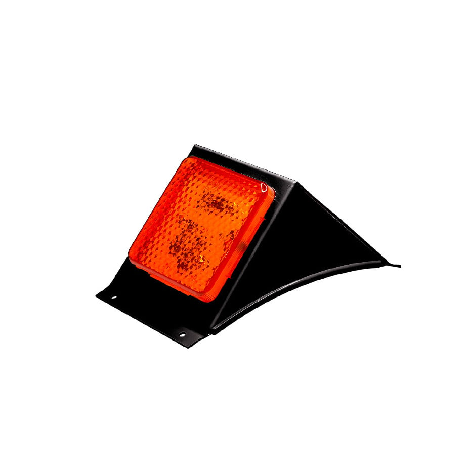 Amber Orange school bus light in a black mount for a Mitsubishi Rosa bus to comply with NSW TS150 school bus regulations