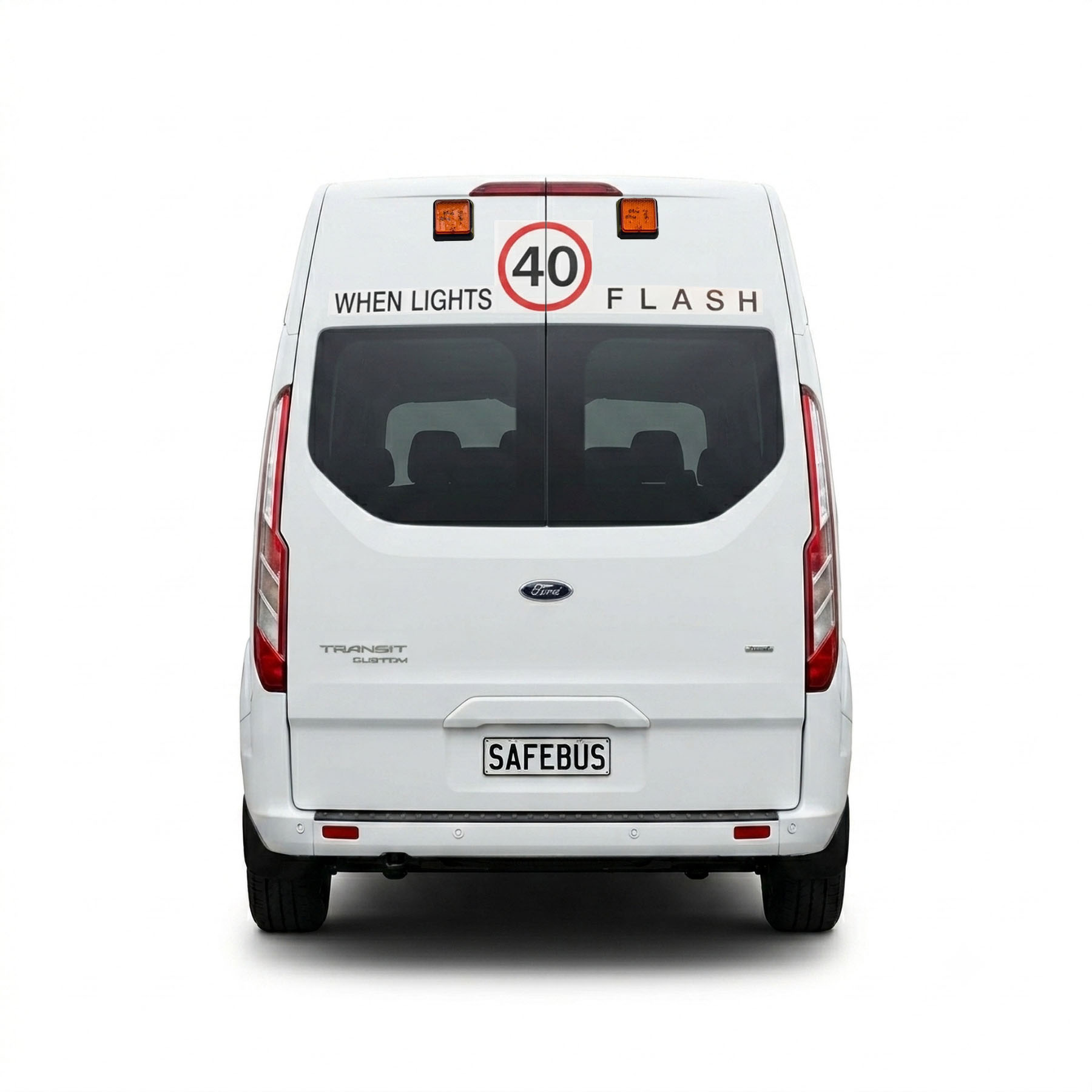 SafeBus school bus light kit installation — Ford Transit
