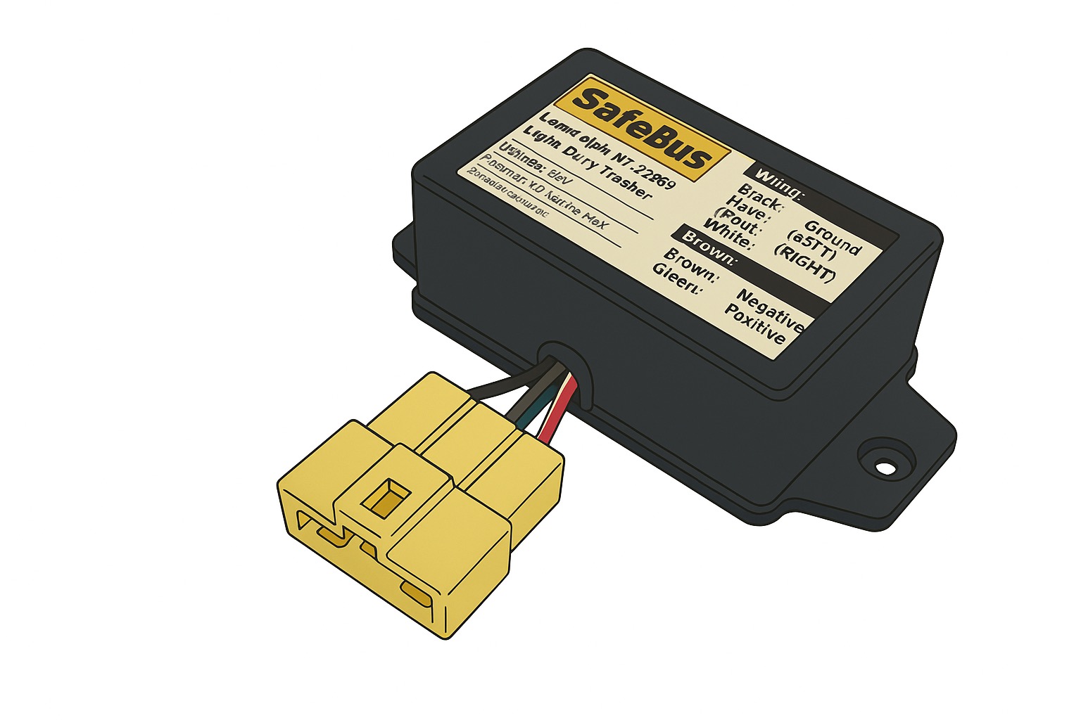 Control box isometric