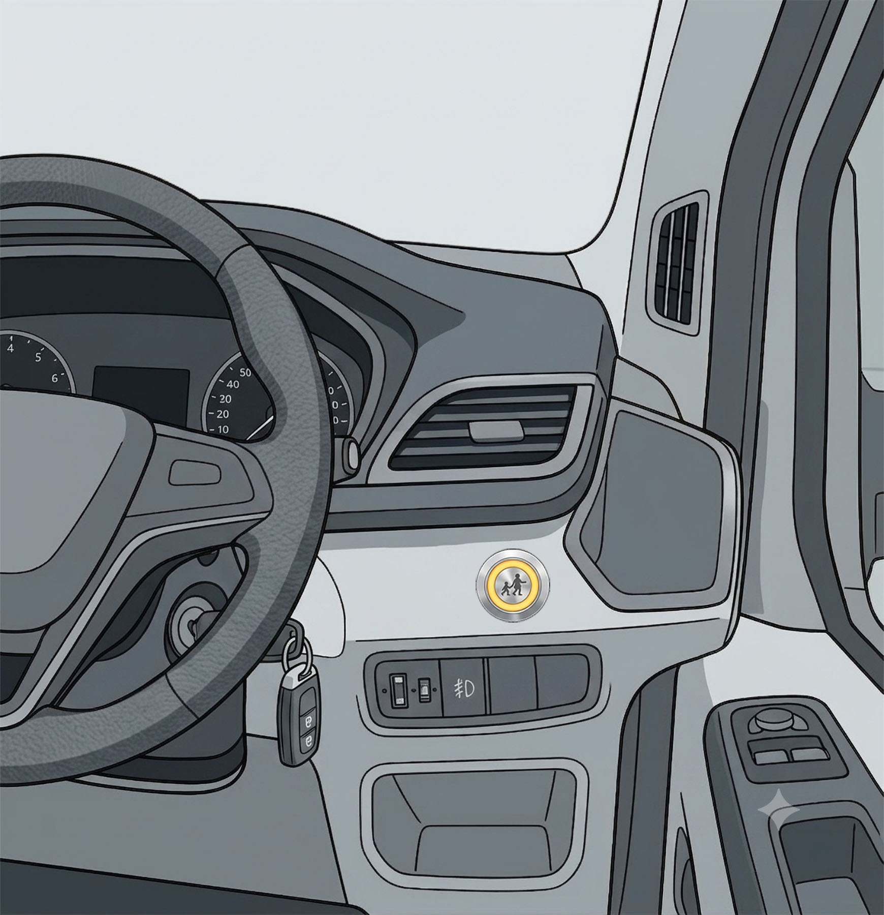 Dash switch location