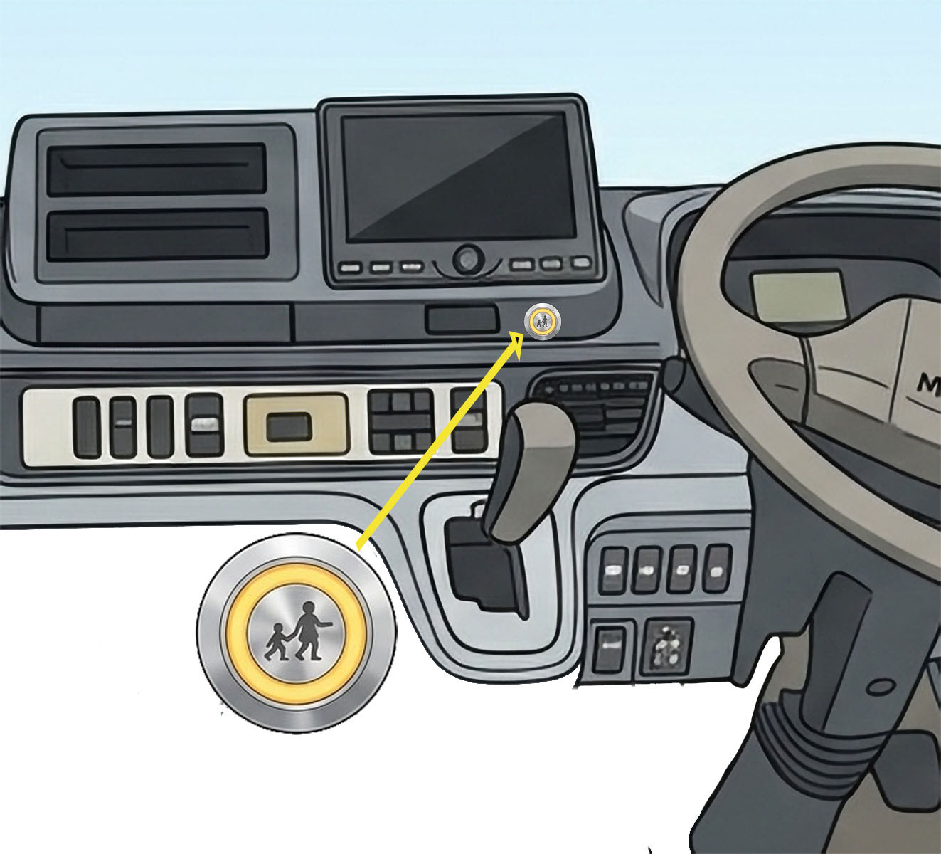 Dash switch location