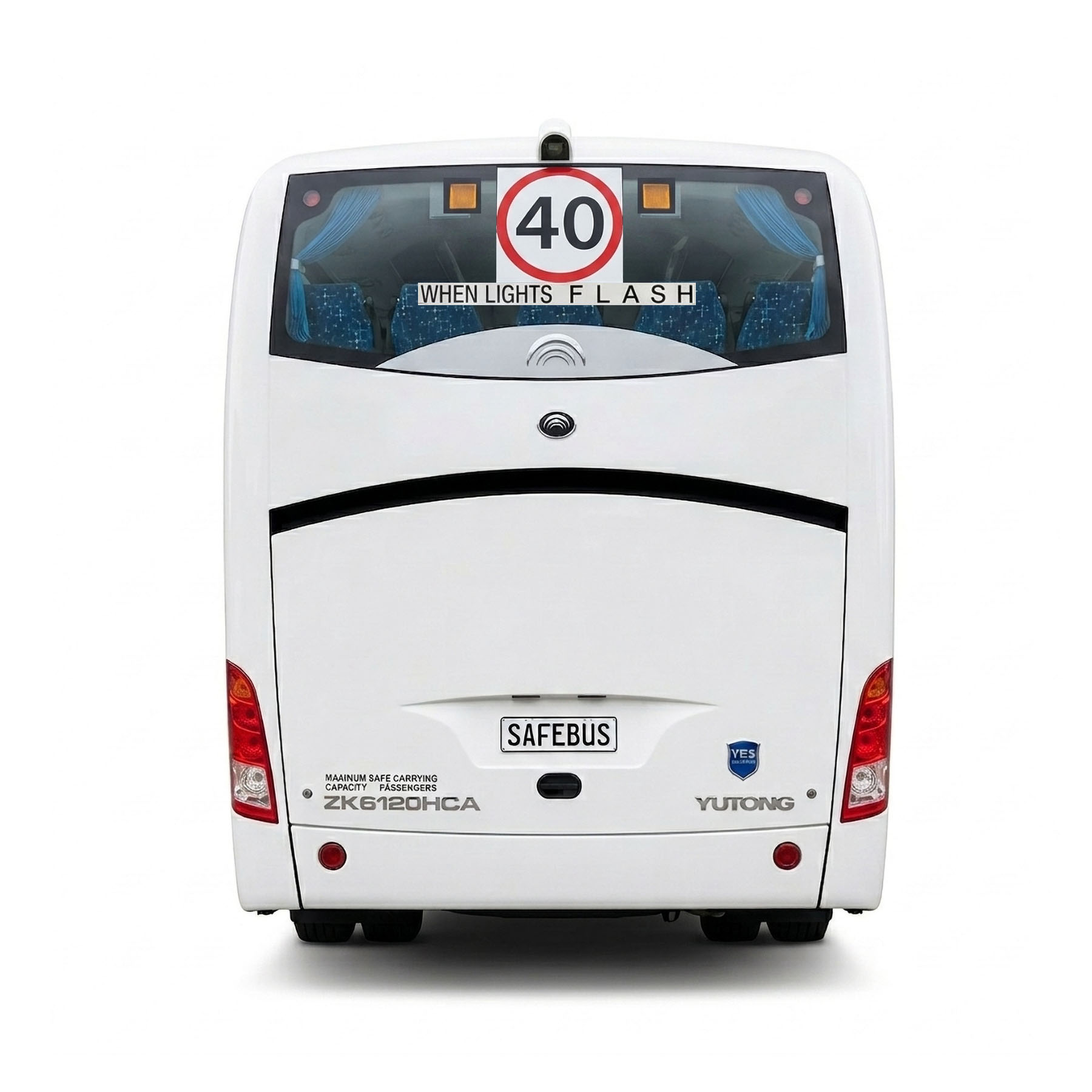 Tasmanian School Bus Light Kit for Yutong D12 – Internal Mount